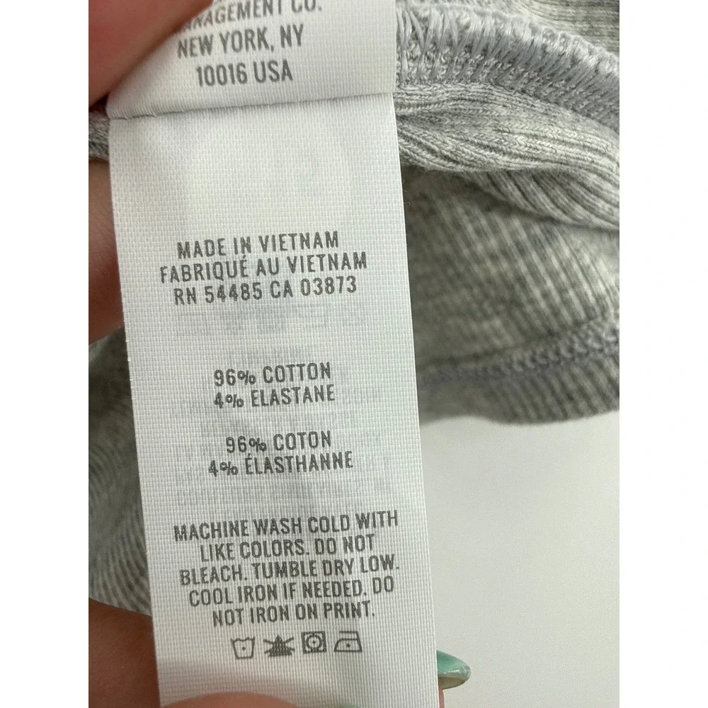 aerie grey ribbed